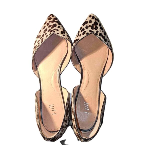 J Jill‎ Womens Leopard Mirabelle Dorsay Flats Shoes 10 - Picture 6 of 8